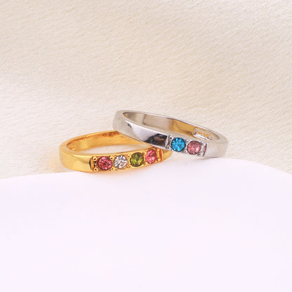 Personalized Stackable Birthstone Ring