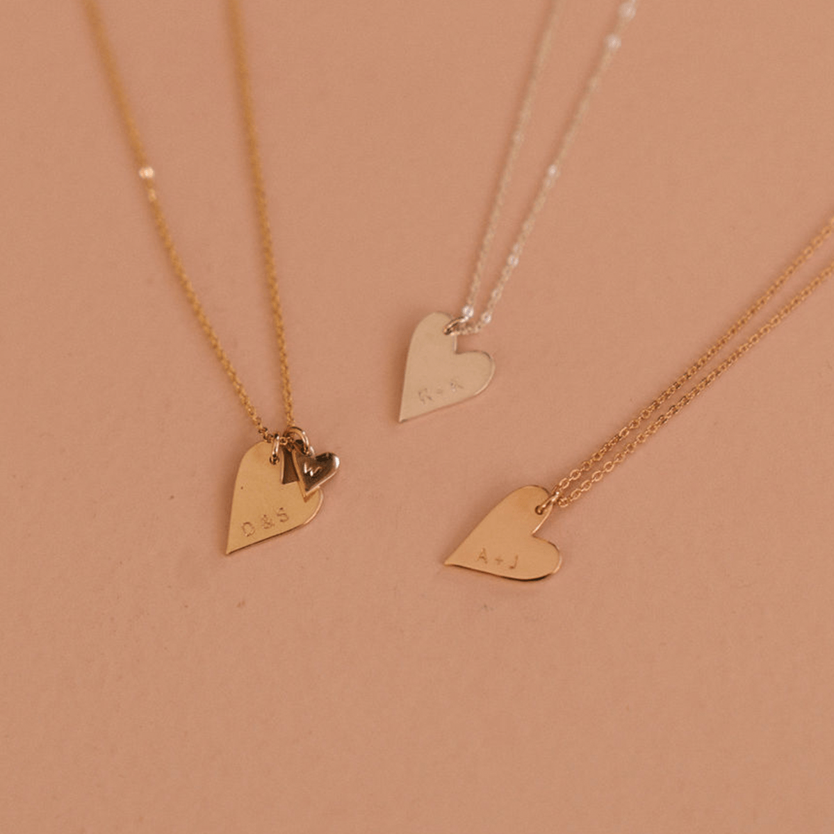 Personalized Heart Necklace