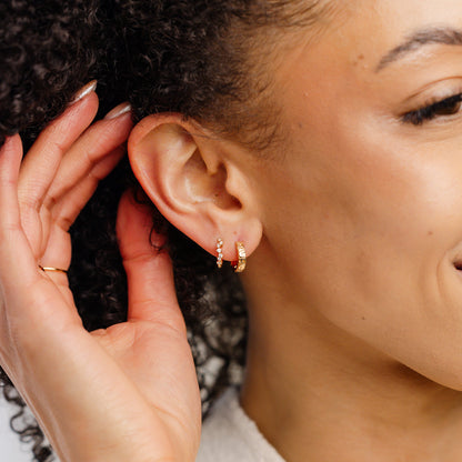 Taurus Huggie Hoop Earrings