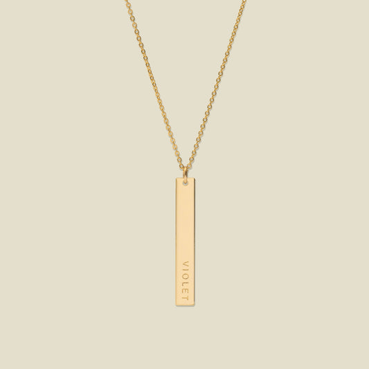 Vertical Bar Necklace