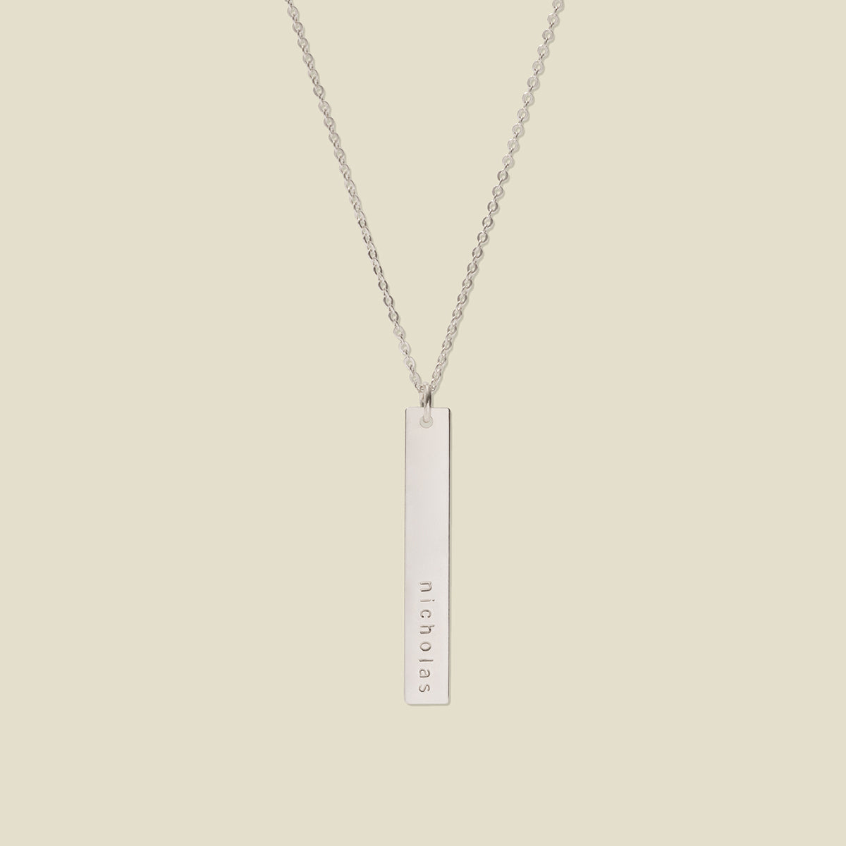 Vertical Bar Necklace