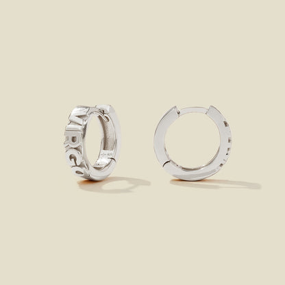 Virgo Huggie Hoop Earrings