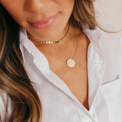 Zola Disc Necklace